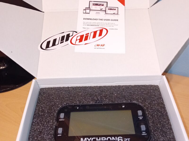 Telemetria Mychron 6 2t AIM completa di sonda Kart Scooter Nuova