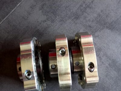 FLANGIA ASSALE 50 ALLUMINIO ORO